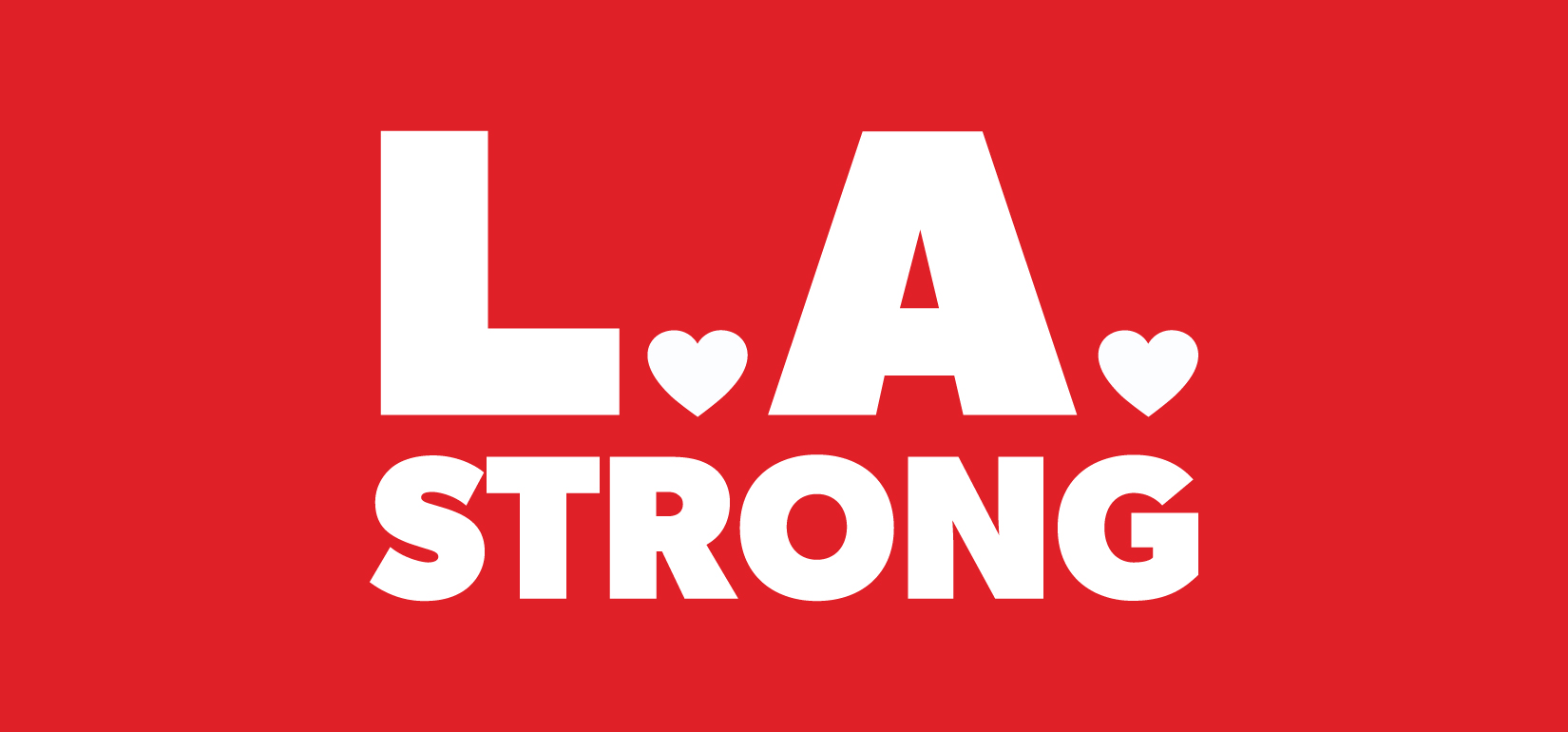 LA Strong Banner