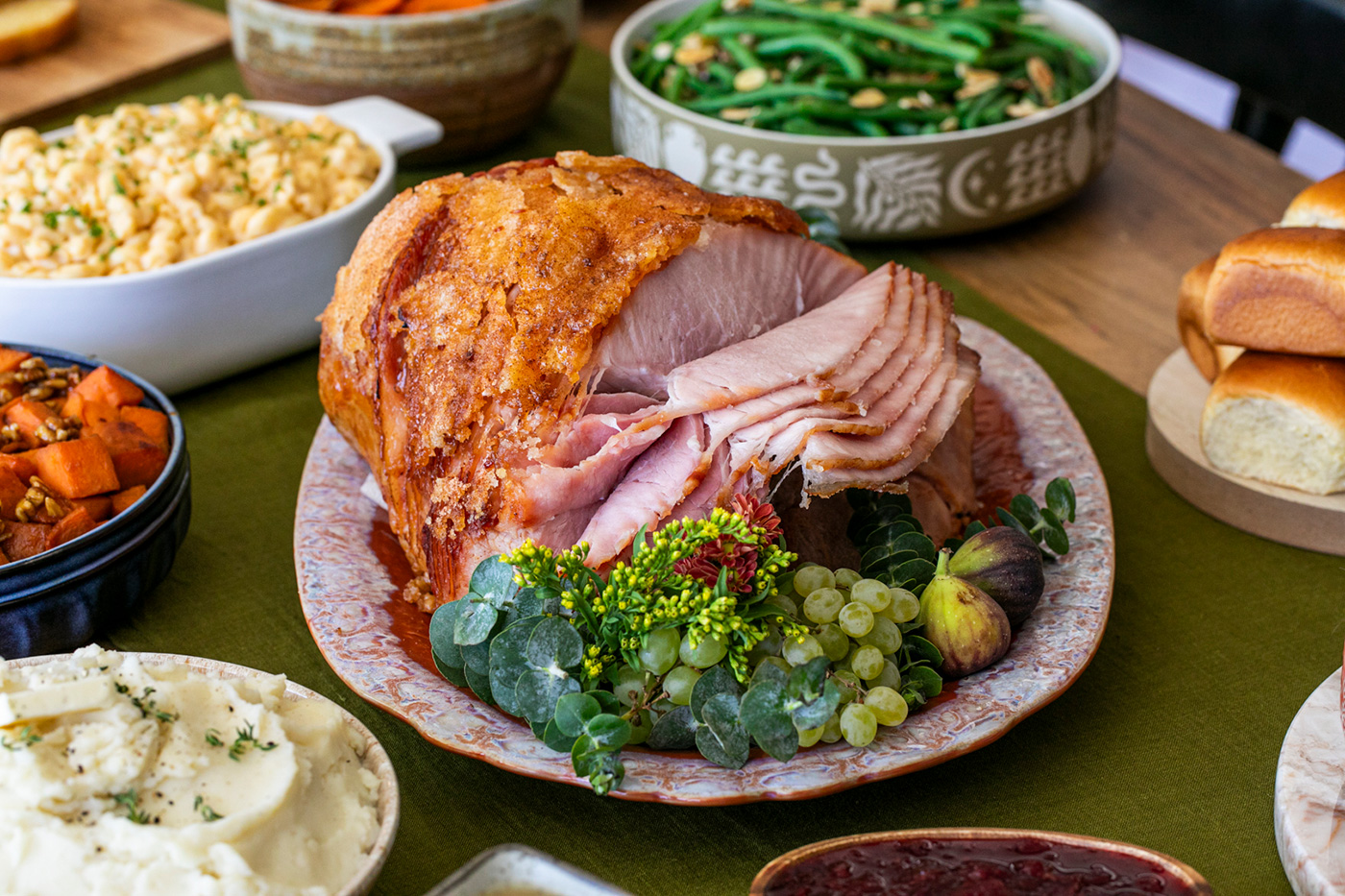 Maple-Glazed Ham