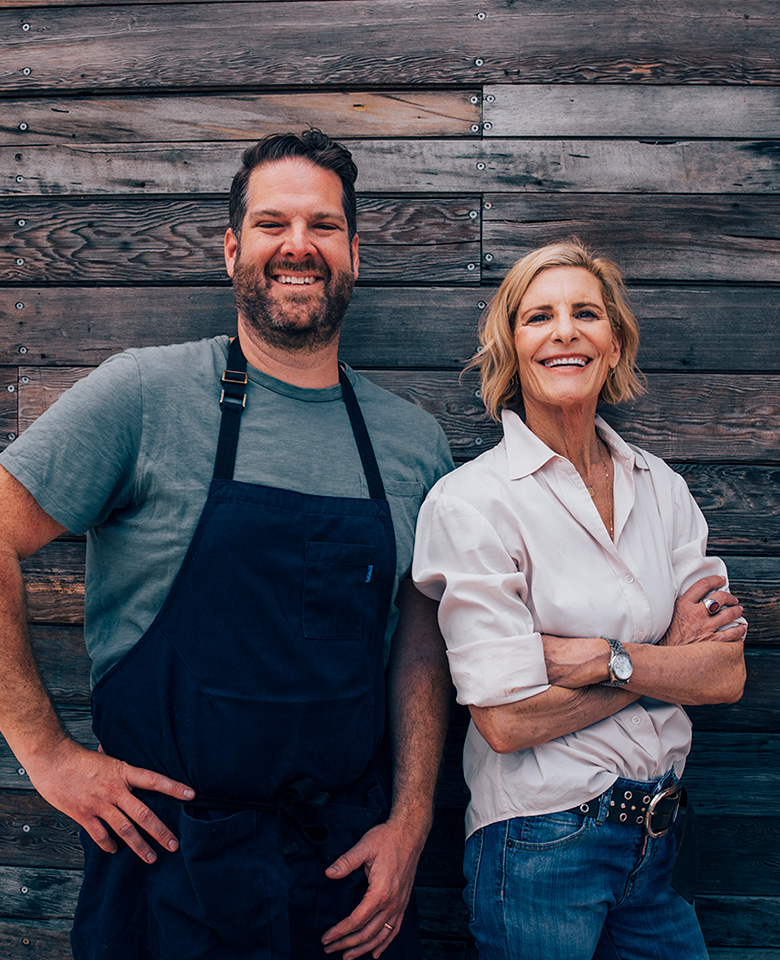 Chef Micah Wexler and Debbie Rocker of Pasture Project