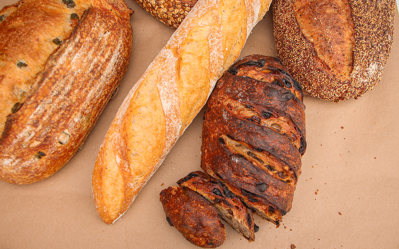 Assortment of bread