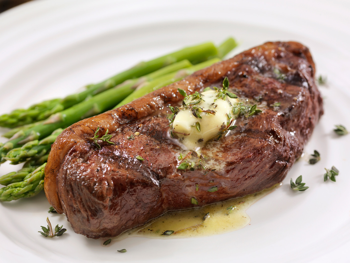 Bristol Farms - Grilled New York Steak With Garlic Butter