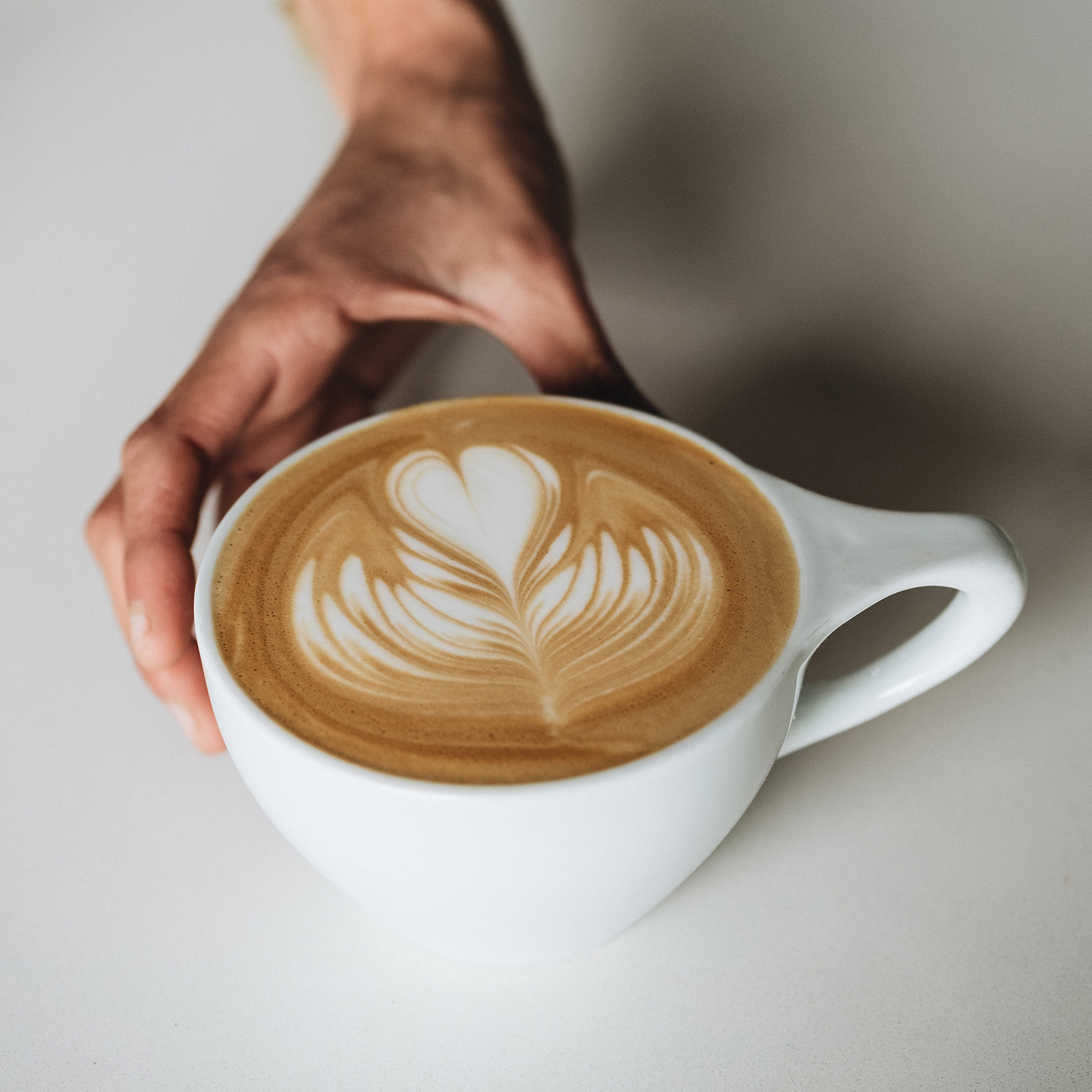 Heart shape in coffee roaster