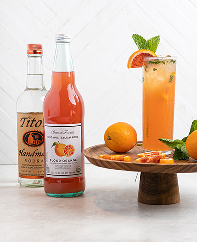 Italian Blood Orange Vodka Soda