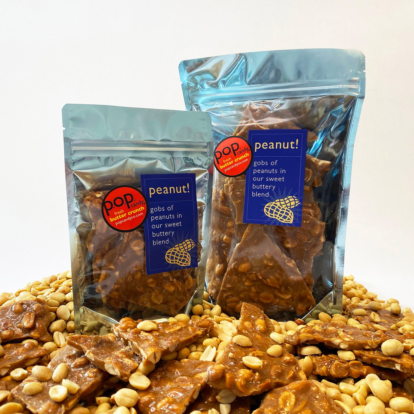 bag of pop peanut brittle 