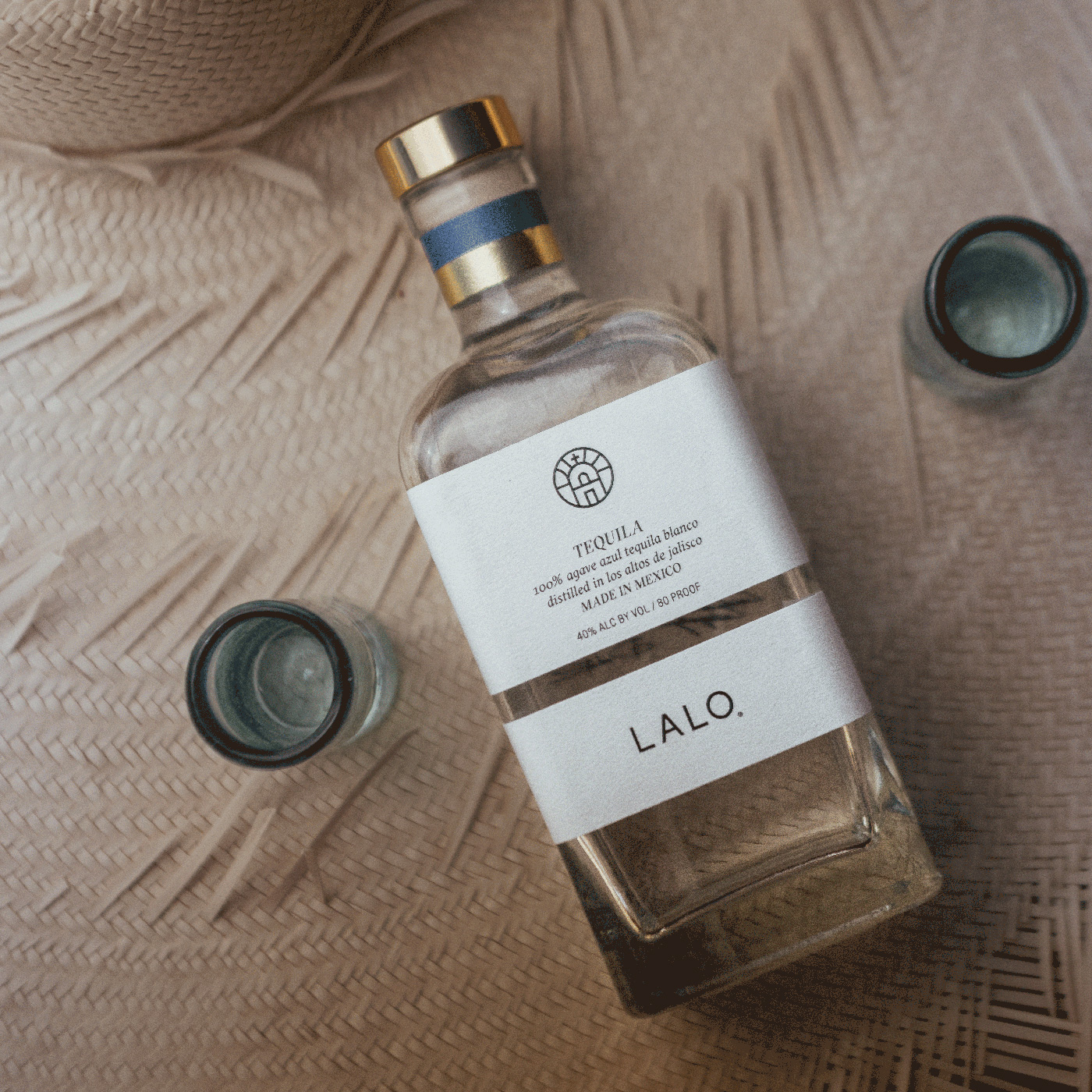 Bottle of LALO Tequila