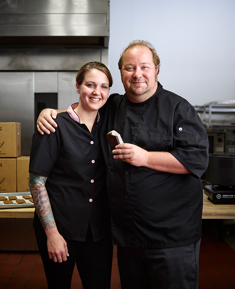 Hannah Pollack and Xavier Meers of Nightingale Ice Cream Sandwiches